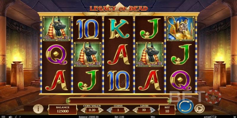 Legacy of Dead tại Mana88 - Tuyệt phẩm slot Ai Cập